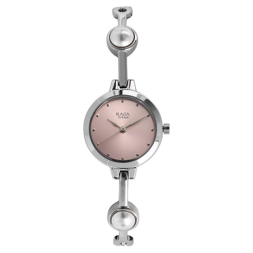 Titan Raga Quartz Analog Pink Dial Metal Strap Watch for Women-NS2576SM01 (B074PTNCJN) Amazon Price History, Amazon Price Tracker