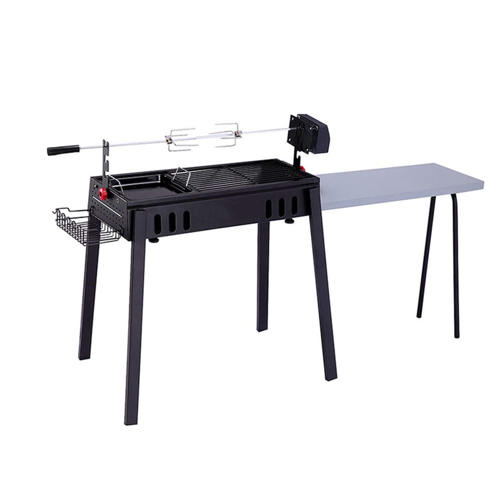 Barbecue Charcoal Outdoor Full Set Barbecue Grill for More Than 5 People Home Barbecue Folding Thickening Stove Oversized Workbench Folding Portable