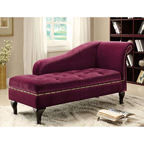 Image of Lazy Couch and Reclining Sofa /Recliner Chaise Longue /Fabric recliners /for Bedroom /Living Room /Office Reception Recliner Lounge Sofa and Armchair (Maroon.)