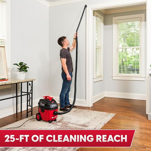 Image of Vacmaster 4-Gallon 5 Peak HP Household Wet /Dry Vacuum - VF408B 1101