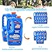 JOYIN 2 Bottles Bubbles Refill Solutions 64 oz (up to 5 Gallon), Concentrated Solution for Bubble Machine, Gun, Wand Refill Fluid Summer, Easter Toys(Blue)
