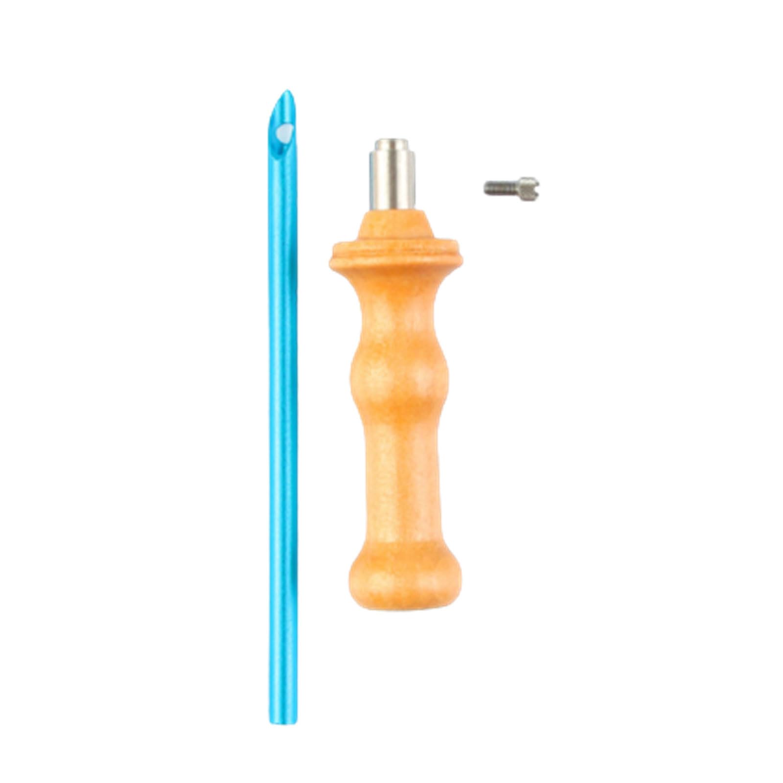 Tsophreniq Felt Pen with Wood Handle Felting Needle Tool Supplies for Beginners Starter Learning Knitting Stitching Tool
