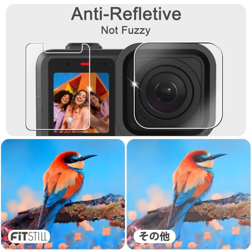 Image of FiTSTILL Tempered Glass Protector Set for Go Pro Mission 1Pro&1