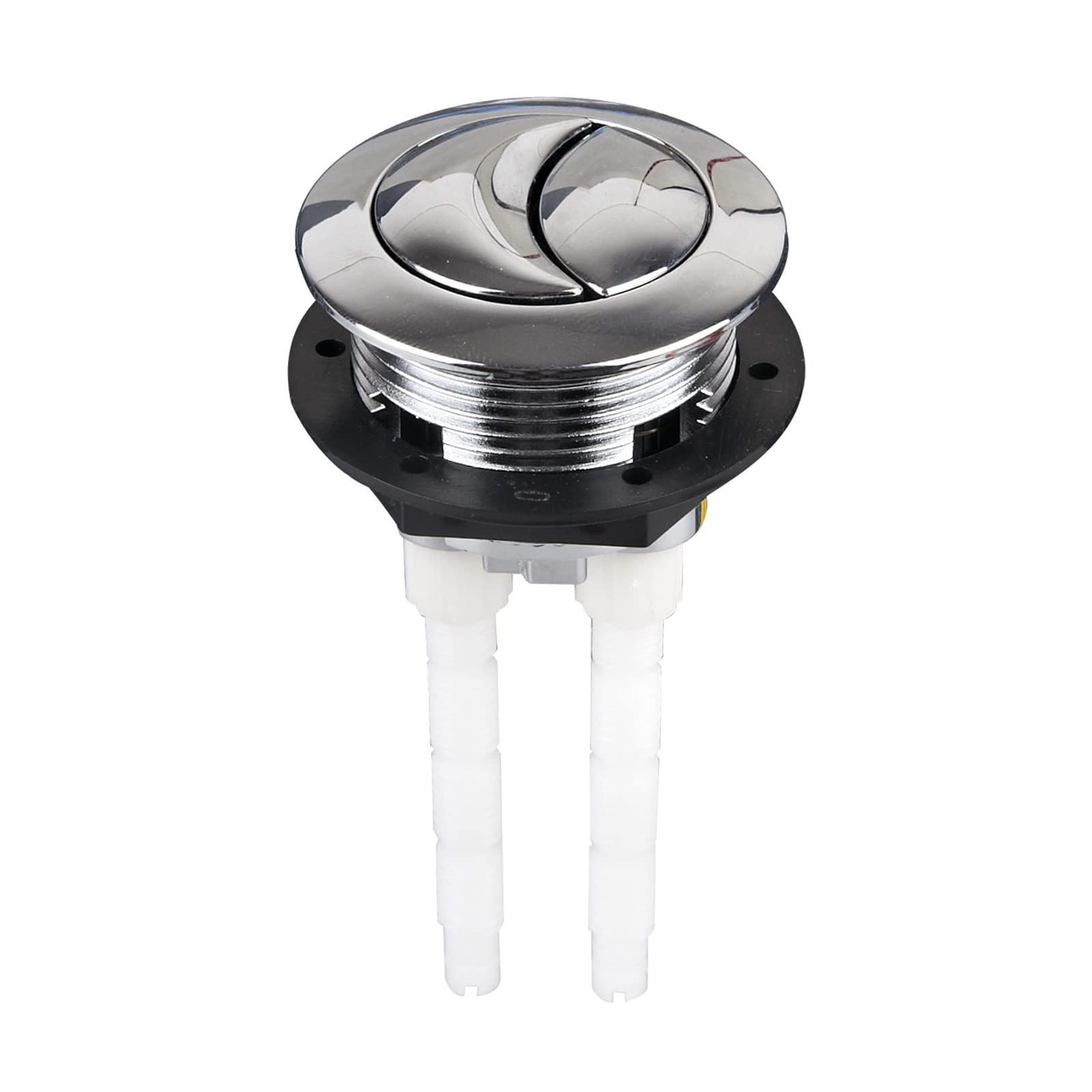 Buxuaaaa 38mm Toilet Tanks Button Single/Two Push Water Tanks Button Replacement Bathroom Flushing Toilet
