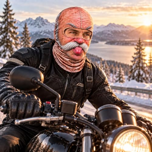 Christmas Masks for Adults 3D Realistic Funny Balaclava Fall Winter Mask - image 5