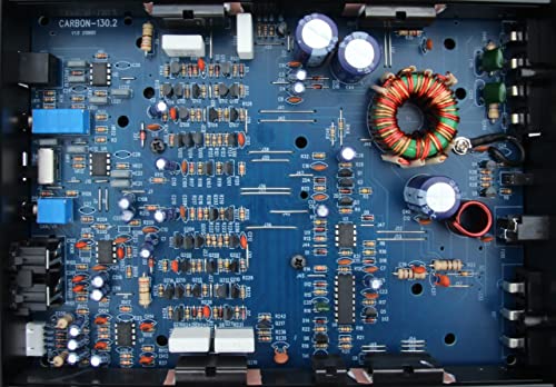 AUDIO SYSTEM CARBON-130.2 2-Kanal analoger Class A/B Hochleistungs Verstärker 260 Watt RMS