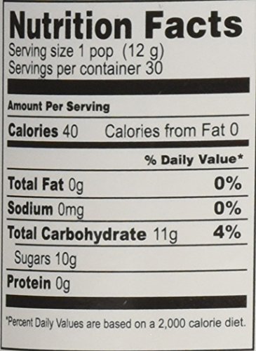 Colorsplash Lollipops Jar, 30 Pops, 12.69 Oz, Blue Raspberry #TOP1