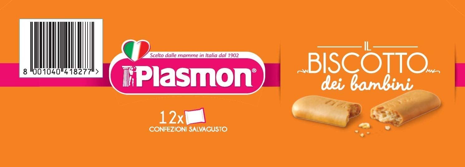 Prodotto per donazione - Plasmon il Biscotto,100% grano italiano selezionato, si scioglie in bocca e nel latte, Confezione da 6 x 720g