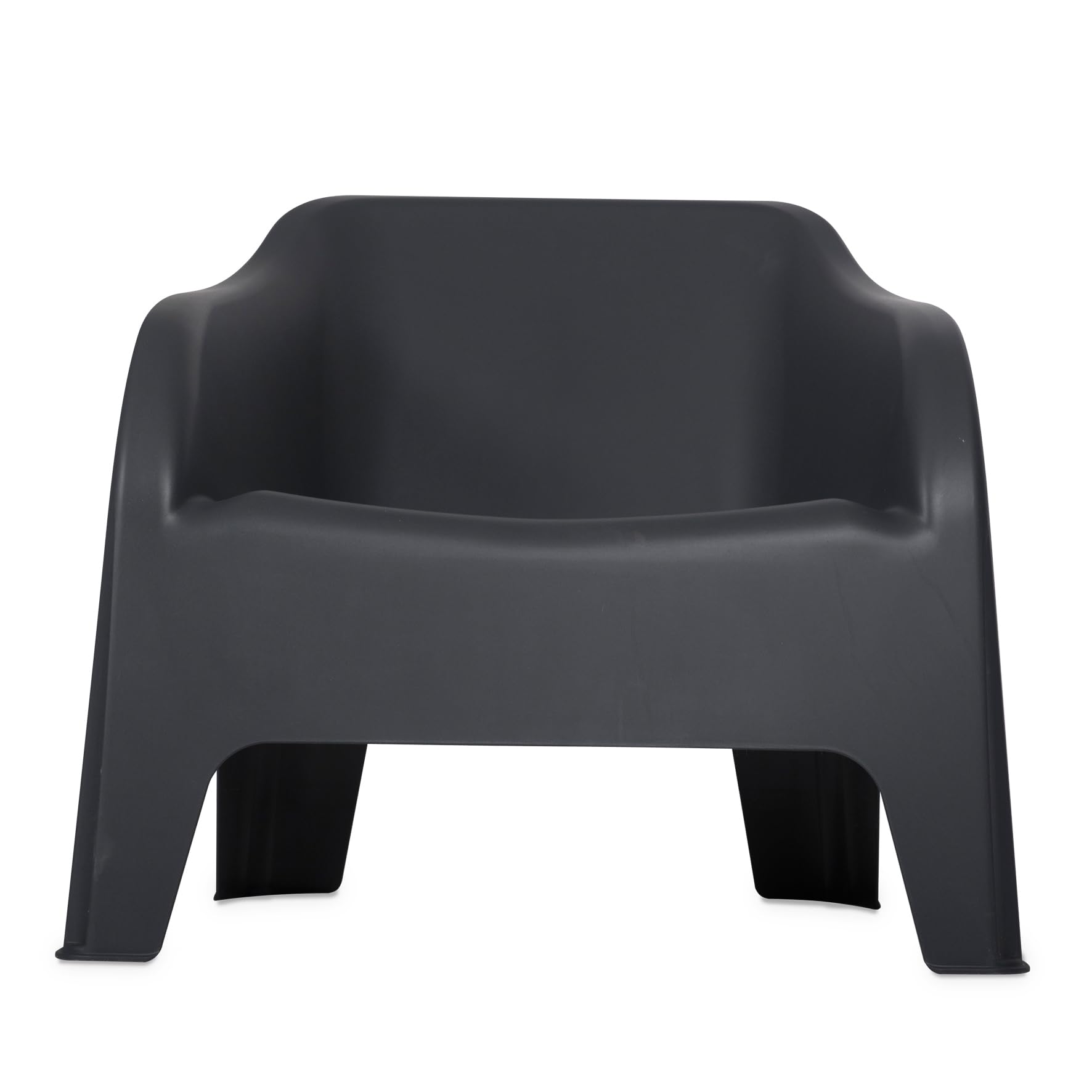 Toomax Poltrona Petra antracite scuro 79x76,5x70 cm impilabile in resina polipropilene resistente UV