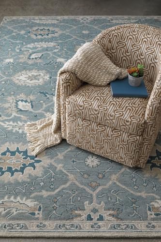 Tapete decorativo Company C Blair 2' x 3' de lana miniatura 3