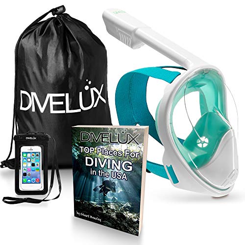 image for DIVELUX Full Face Snorkel Mask - Anti Fog & Anti Leak Technology | Sea
