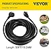 VEVOR Welder Extension Cord 30 Amp 50 Feet, NEMA 6-50 Plug 10 AWG 3 Prong 250V 12500W Heavy Duty Welding Cable for MIG, Lincoln, Plasma, Miller, TIG