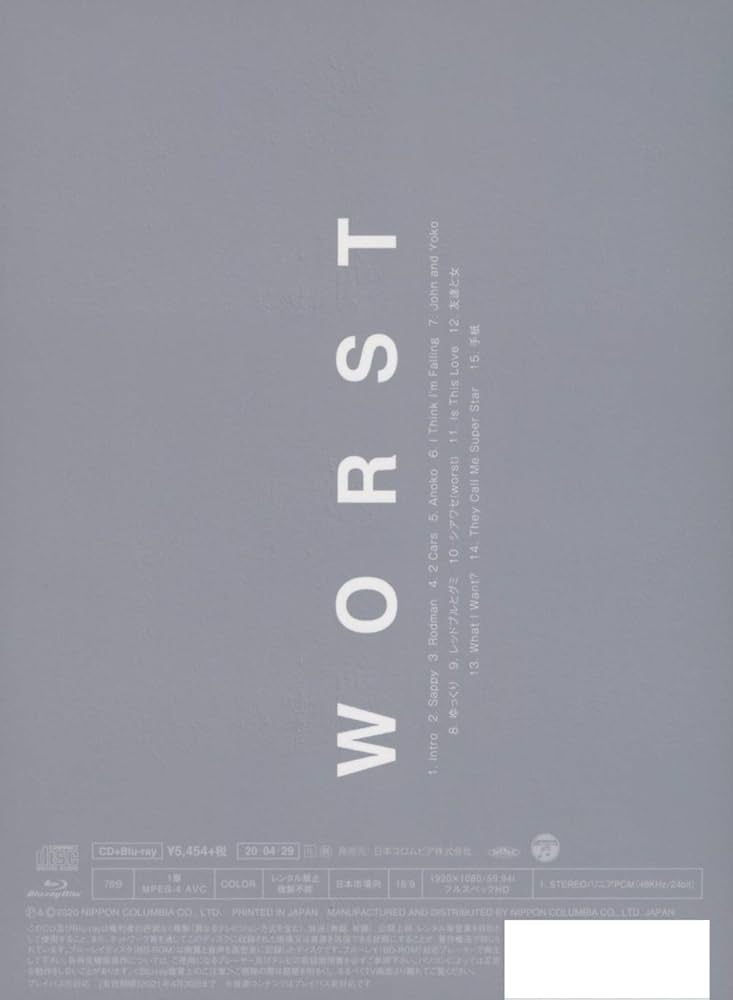 Amazon.co.jp: worst -Complete Box- KOHH: ミュージック