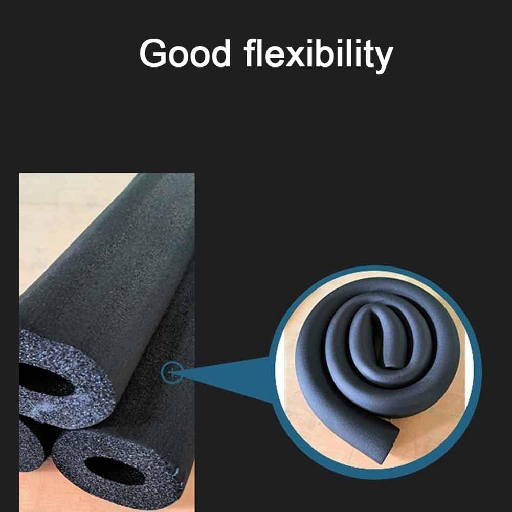 Pipe Insulation Foam, Flexible Heat Insulation Pipe for Air Conditioner Outdoor Hot and Cold Water(25MMx30MMx1.9M)