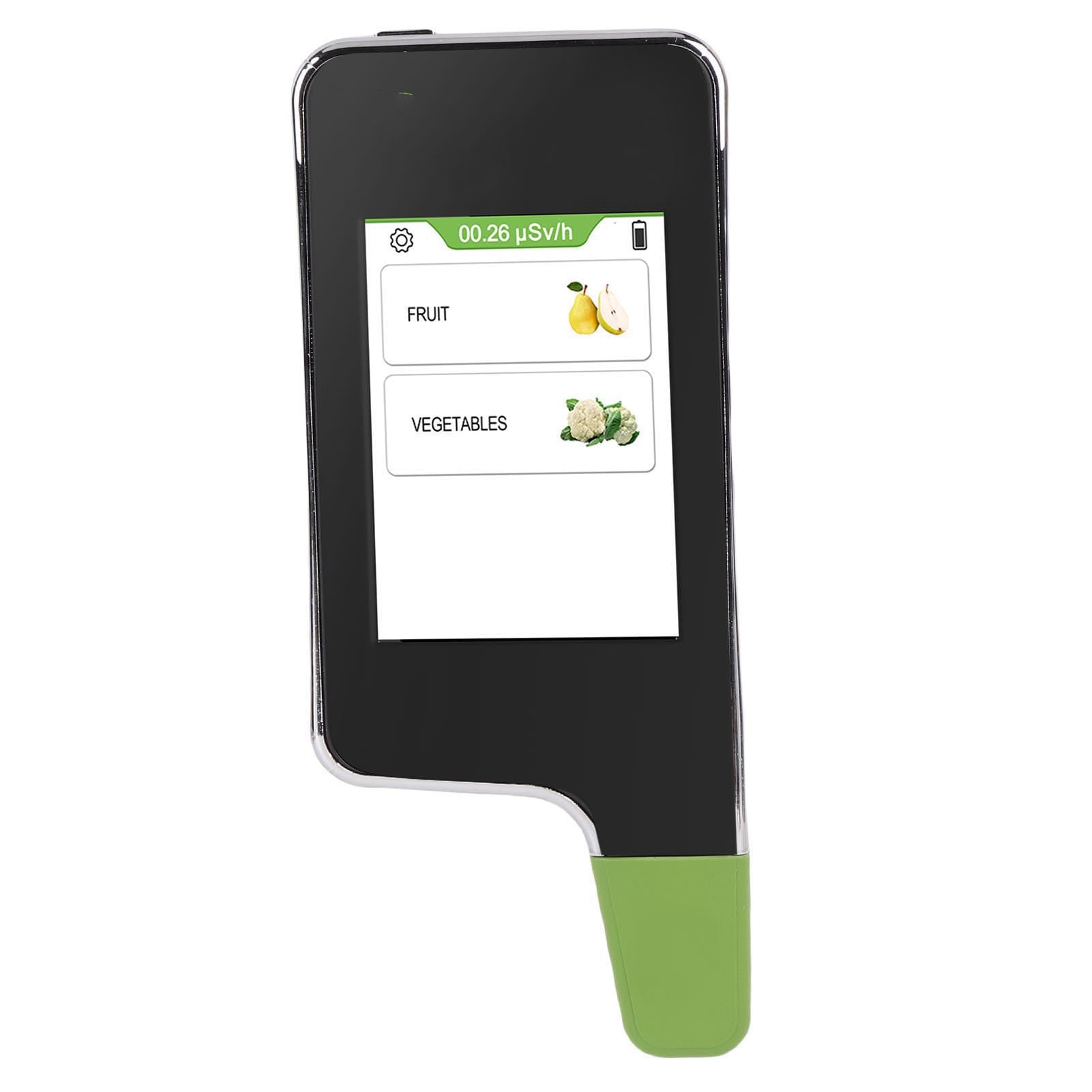 Jeffergarden Tester di Nitrati, Dispositivo Portatile per la Sicurezza Alimentare con Rilevamento di 3 Secondi e Display a Colori per Frutta e Verdura