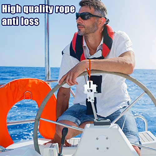 Loosh 3 Pieces Deck Plate Key Fill Plate Key Marine Fuel Key Stainless Steel Boat Gas Cap Key Tool With Wrist Lanyard Strap For Fuel Tank Water Waste Fill #TOP3