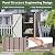 Aoxun Outdoor Storage Cabinet Shed - Vertical Cabinet with Floor, Brown