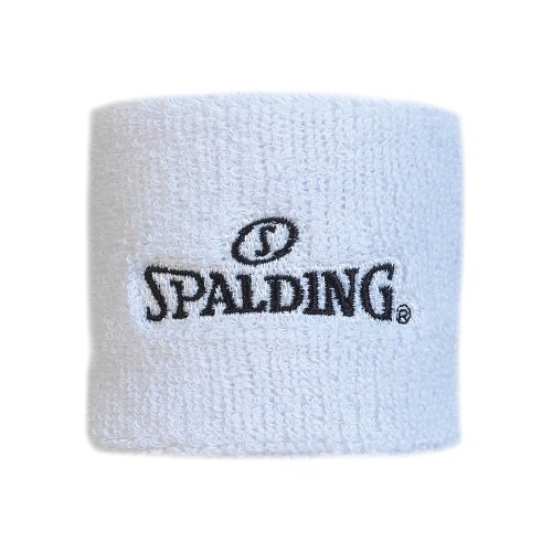 Spalding White Wrist Band