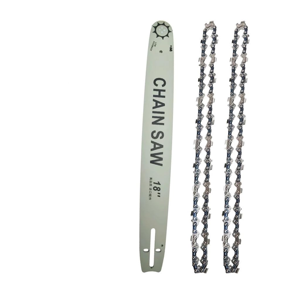 Barra guía de Cadena de Motosierra de 18 Pulgadas, Paso de 325 ", Calibre 058", Enlace de transmisión 72 for Husqvarn 555 562XP 365 565 372XP 572XP 390XP(1 Set)