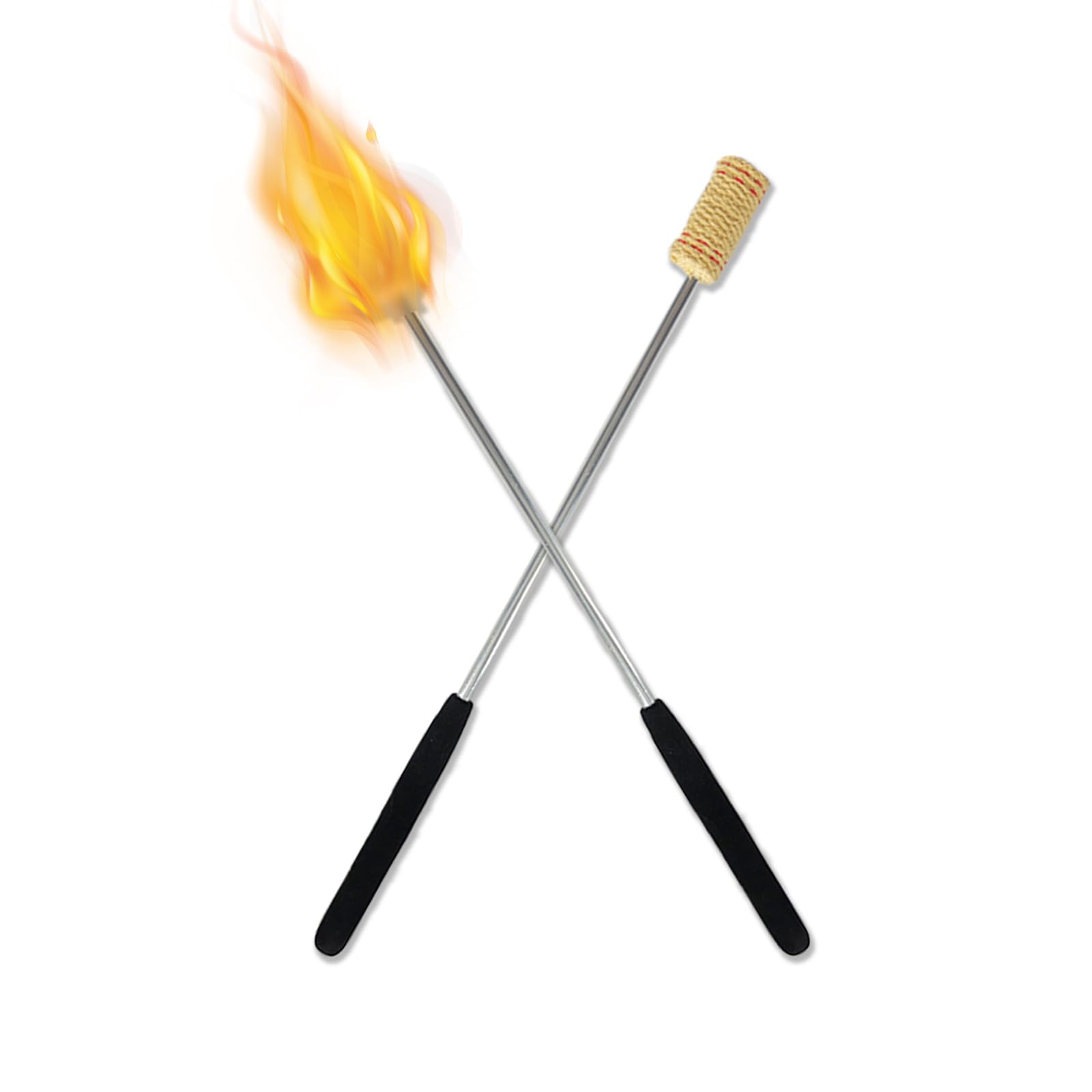 Fire Eating Torch, 17.5 Inches Long, Fire Breathing, Spitting, Blower, Circus, Flow, Dance Prop – for Festivals & Performances-picture-15