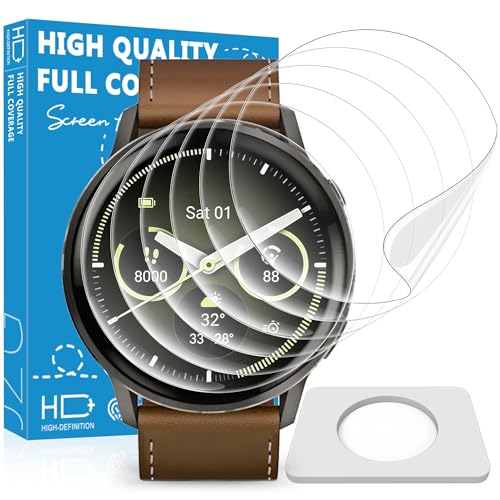 6 Pack for Garmin Venu 4 Screen Protector 45mm Anti Scratch Soft Screen Protector for Venu 4 HD Clear Flexible Film Bubble Free Touch Sensitive Anti Fingerprint