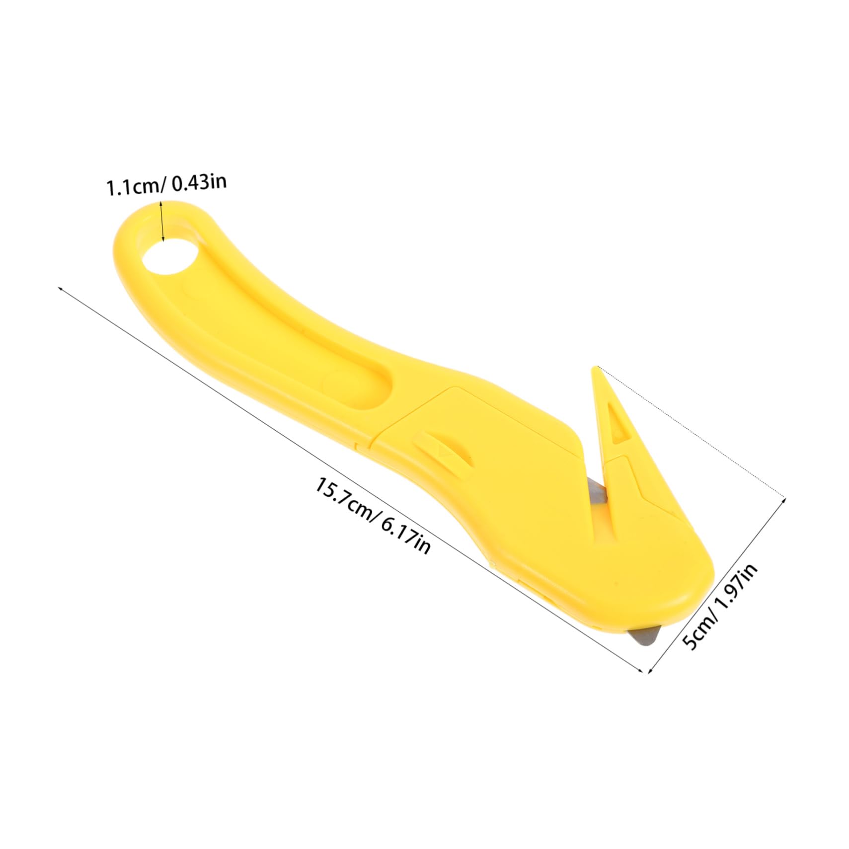 DOITOOL Ergonomic Safety Box Opener Compact Multifunctional Cutter Mail Opener for Women