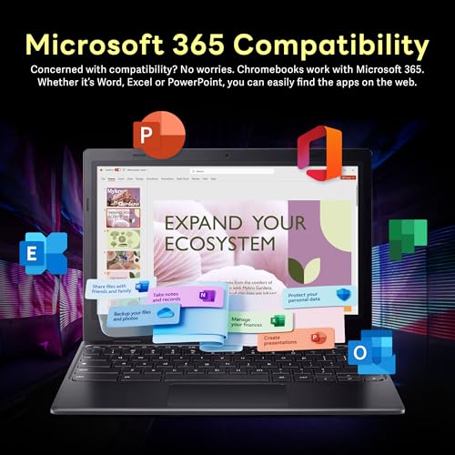 acer Notebook Chromebook 311 HD de 11,6 polegadas, Intel Celeron N4500, 4 GB de RAM, armazenamento de 224 GB (64 GB eMMC + conjunto de estação de ancoragem de 160 GB), gráficos Intel UHD, Wi-Fi 5