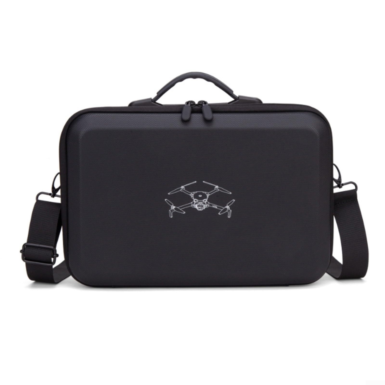 Bolsa bandolera de poliuretano para DJI Lito 1, versátil bolsa de almacenamiento cruzada de hombro con correa, solución de transporte protectora ligera para viajes y actividades al aire libre, negro