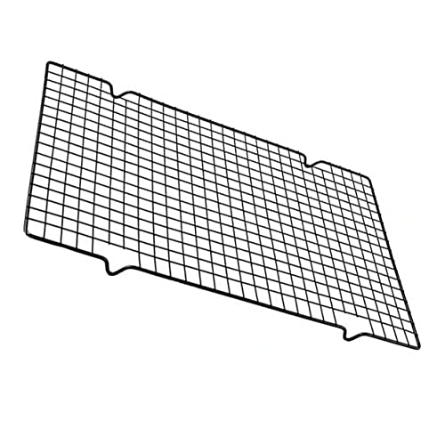 DECHOUS Barbecue Net Non Stick Iron Grilling Rack for Outdoor Baking Cooling for Bbqs Cakes Cookies Muffins Easy to Clean Capacity Design