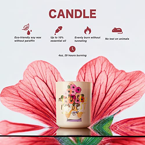 Set de Velas de Soja Geranio y Rosa con Difusor y Spray miniatura 3