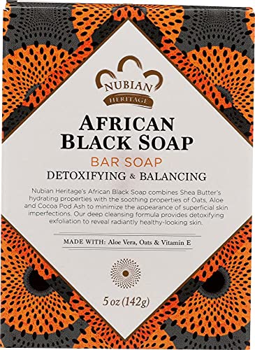 Nubian African Black Soap Bar by Nubian Heritage Cover