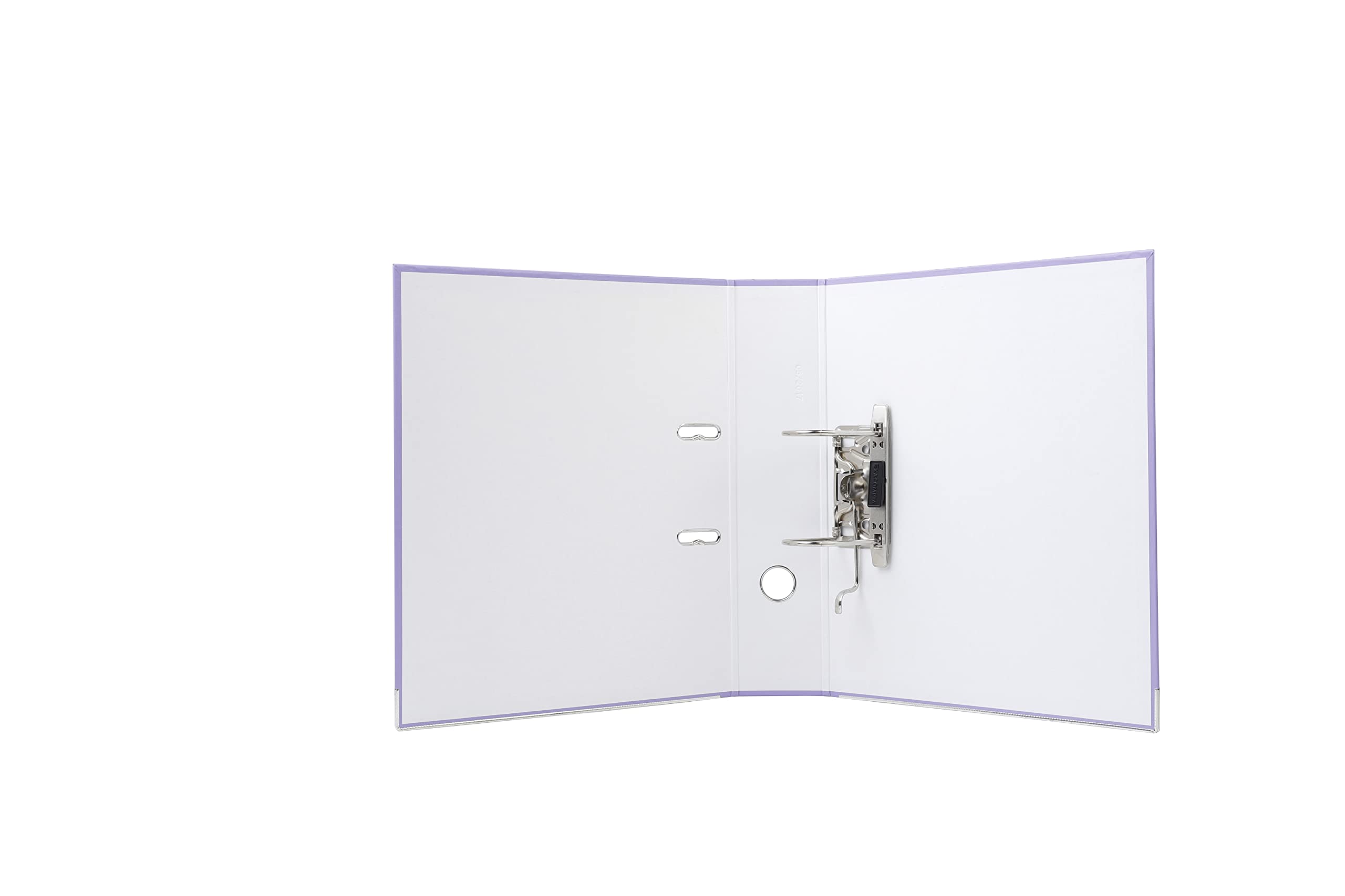Exacompta - Réf. 918417B - Carton de 20 classeurs à levier A4 - Dos 75 mm - Mécanique 80 mm - Dimensions extérieures : 32 x 29 x 8 cm - Format à classer A4 - Couleur Violine