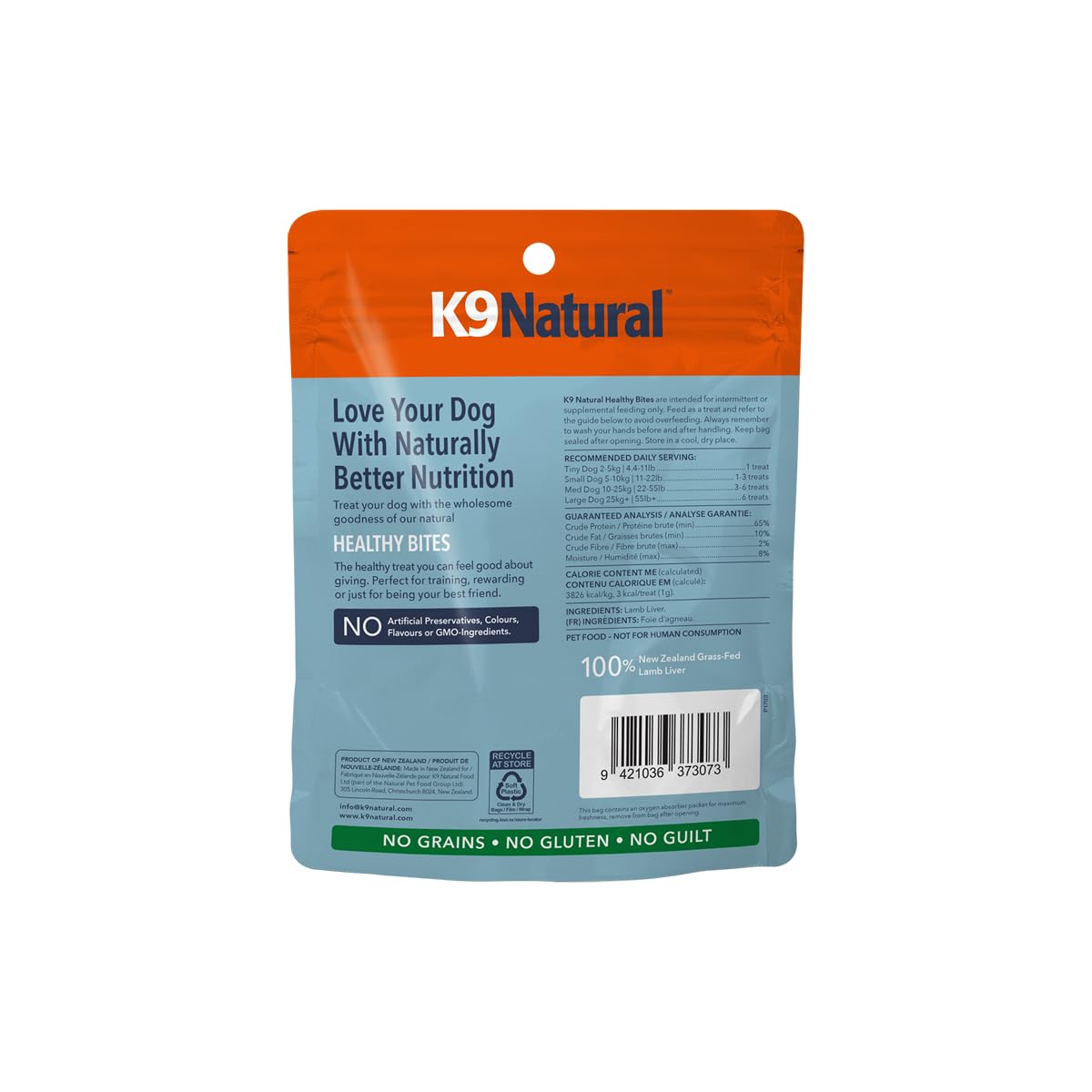 Amazon.co.jp: K9 Natural フリーズドライ ラム・レバー 50g -犬用
