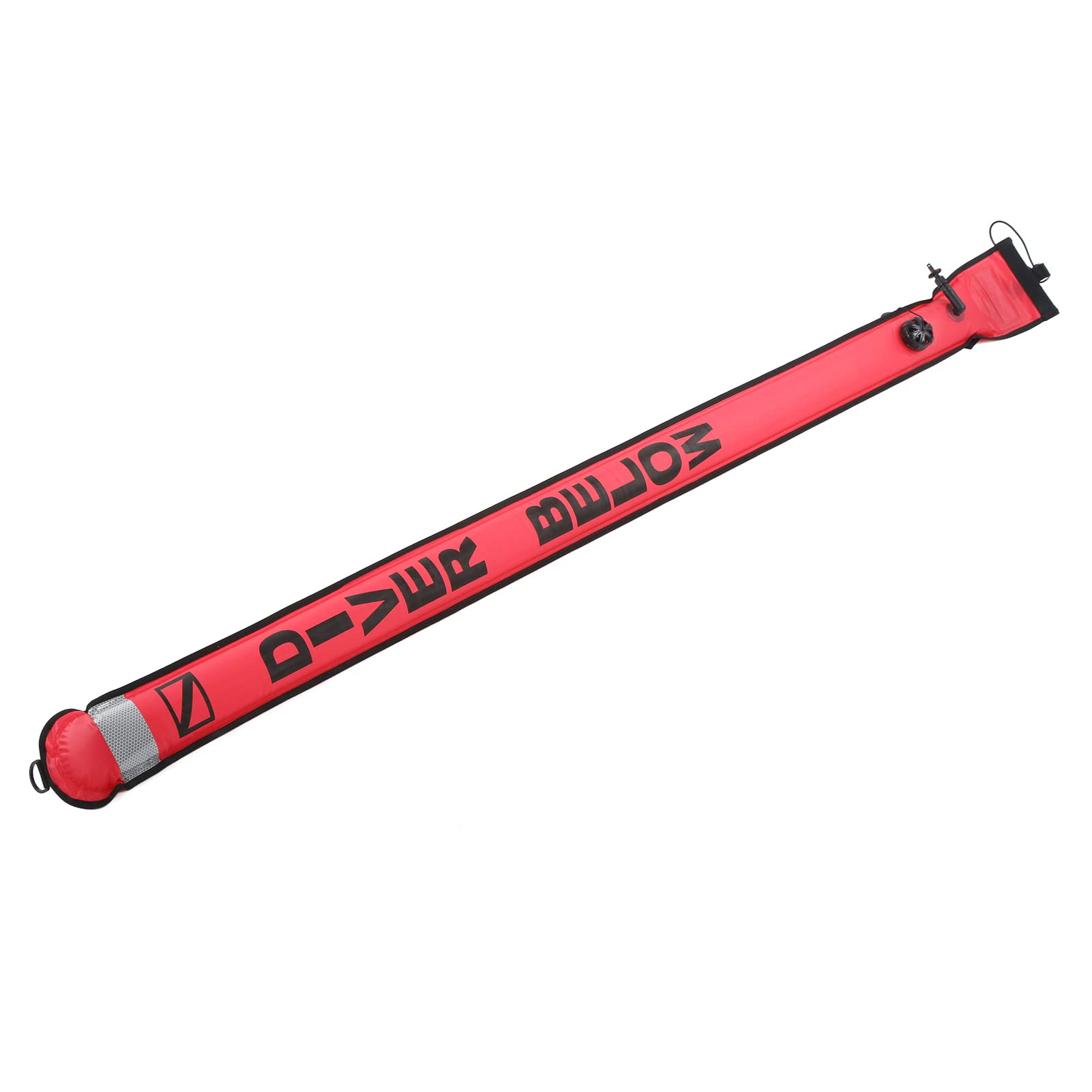 Boa Segnaletica per Superficie per Immersioni Subacquee, Tubo di Segnale di Sicurezza Resistente e Durevole Immersioni, Gonfiabile Ad Alta visibilità, 180 X 15 Cm, Gli Appassionati