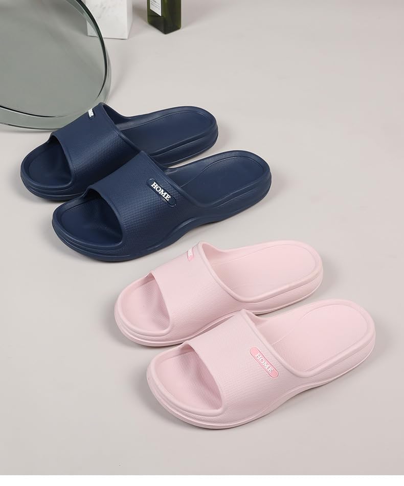 Women Man Shower Slides Slippers for Bathroom Spa Summer House Shoes Extra Large3