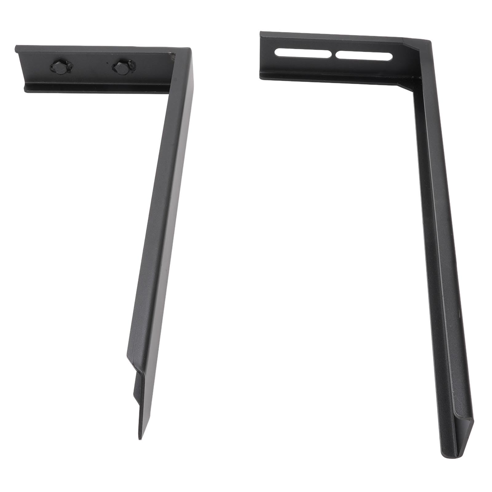 Dilwe Kit de Reparación de Postes de Cerca Estacas de Reparación de Postes de Cerca de Acero Resistente Ancla de Estaca de Tierra de 17,3 X 6,7 Pulgadas para Fijar Cercas de Madera Inclinadas o