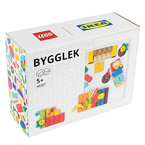 Ikea BYGGLEK 201-Piece LEGO® Brick Set including Figures, Mixed Colours, 204.368.88, Mehrfarbig