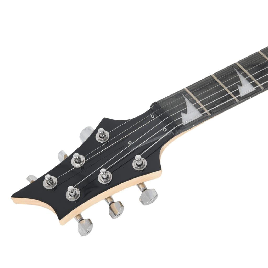 Generico Chitarra Elettrica Principianti e Custodia Marrone Nera 4/4 39",Marrone e Nero,3.79kg,70186