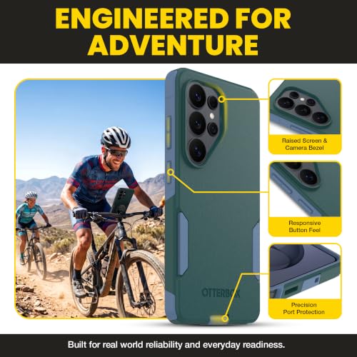 Image of OtterBox Samsung Galaxy S26 Ultra - Commuter Magnetic Case - Ocean Tides | 3X Military Drop Protection - Dual-Layer Design - Magnetic Fast Charge - Raised Edges - Port Covers