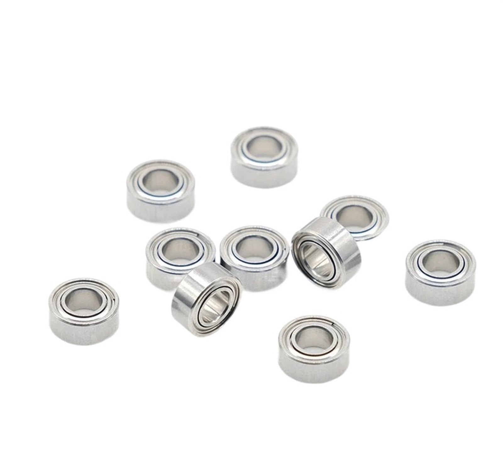 HYUJNAFZR Bimetal Seal Shield Micro deep Groove Bearing 10pcs SMR74ZZ 4 * 7 * 2mm ABEC-7 Miniature High Precision Ball Bearings