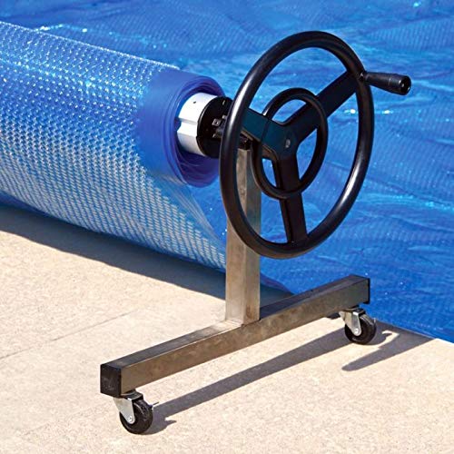Image of Doheny's In-Ground Solar Cover Reel Systems (Fits Pools Up to 18' Wide, Premium Stainless Steel)