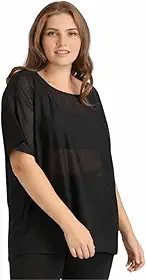 Camiseta Feminina Sobre legging Tapa Bumbum Plus Size Fitness