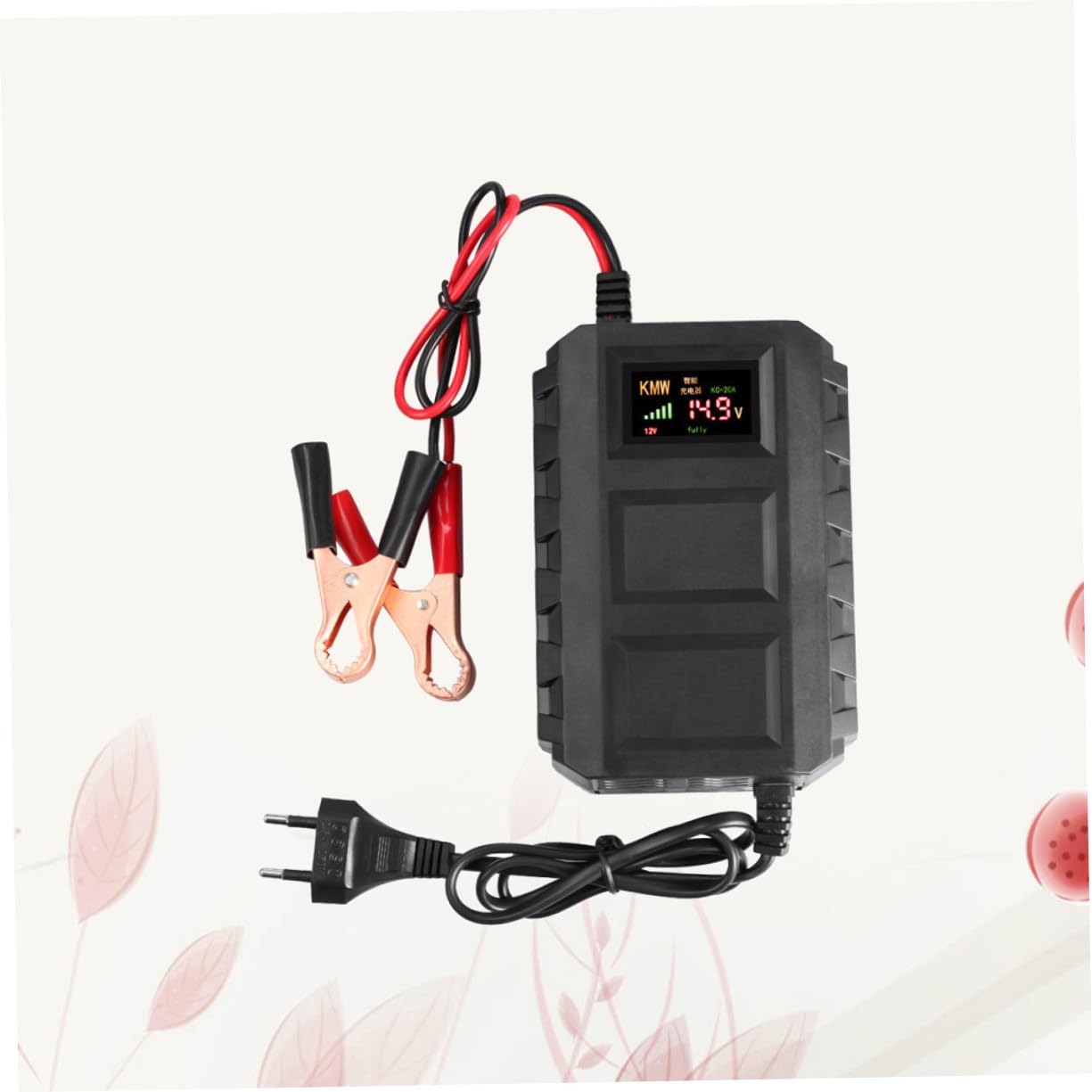 POPETPOP Chargeur Batterie pour et Camion Chargeur Acide avec Protections Multiples Sécurité Surchauffe et Court Circuit Charge Stable et Compacte