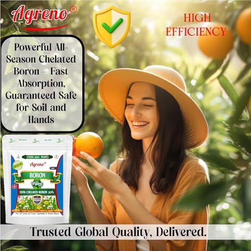 Image of Chelated Boron - 20% EDTA, Powerful Essential Organic Fertilizer for Fast Growth of All Plants. (1 kg)