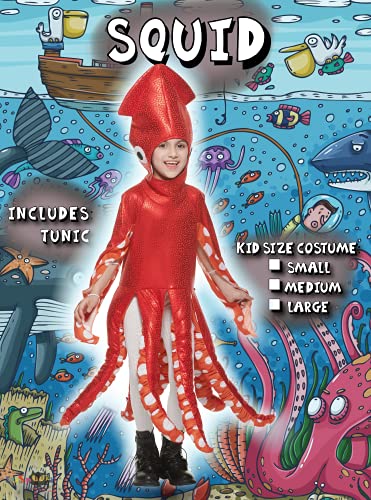 Disfraz infantil Calamar Halloween FantastCostumes miniatura 2