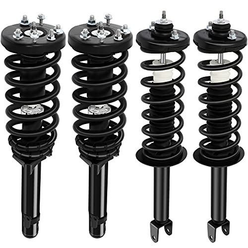 Complete Struts Shock Absorbers Fits for 2008-2012 for Honda for Accord[2.4L ONLY] cciyu 172562R 172562L 172563 Quick Struts Assembly Front and Rear Pair Struts