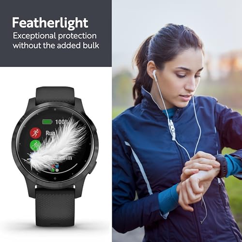 Image of ArmorSuit 6 Pack for Garmin Vivoactive 4S 40mm (2020 Release) Screen Protector MilitaryShield HD Clear TPU Film - Made in USA
