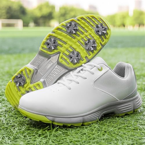 Mens Golf Shoes Spikes Golf Sneakers Male Outdoor Walking Footwears for Golfers - Image 3