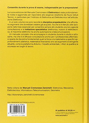Manuale Cremonese Di Elettronica. Per I Nuovi Tecnici. Articolazioni Di Elettronica, Elettrotecnica E Automazione - 2