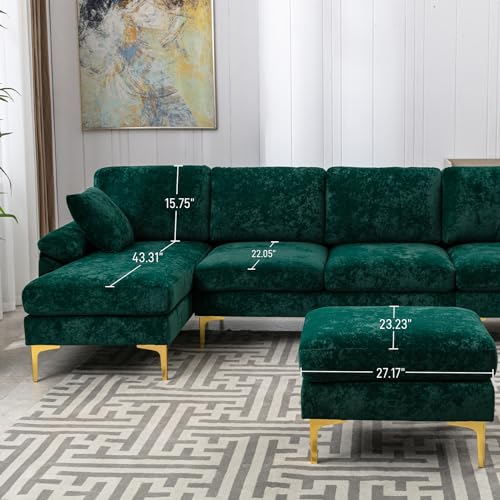 Ouyessir U-Shaped Sectional Sofa Couch thumb #5
